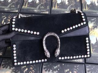 【400249 CXZFN 8143】 GUCCI グッチ ディオニュソス バッグ スーパーコピー Dionysus スモール クリスタル レディース ショルダーバッグ 4色可選択 ブラック