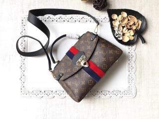 【M43867】 LOUIS VUITTON ルイヴィトン モノグラム バッグ コピー ジョルジュ BB ハンドバッグ ヴィトン レディース ショルダーバッグ 2色選択可 コクリコ・ペッシュ
