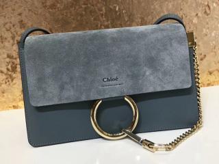 【CHC15US127H2O41H】 CHLOÉ クロエ バッグ コピー「FAYE」スモール レディース ショルダーバッグ 5色選択可 cloudy blue