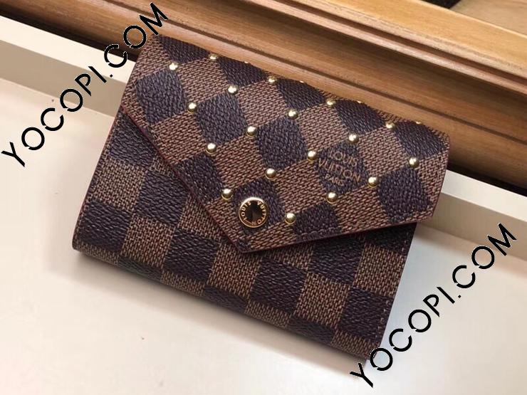 N61013】 LOUIS VUITTON ルイヴィトン ダミエ・エベヌ 財布 スーパー