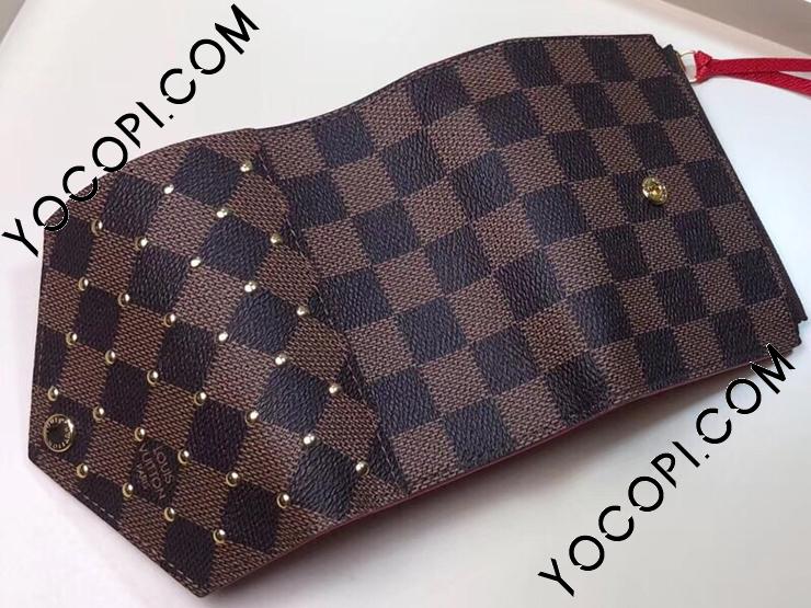 N61013】 LOUIS VUITTON ルイヴィトン ダミエ・エベヌ 財布 スーパー 