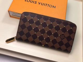 【N60122】 LOUIS VUITTON ルイヴィトン ダミエ･エベヌ 財布 コピー ジッピー・ウォレット ヴィトン レディース ラウンドファスナー財布
