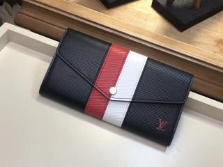 【M62985】 LOUIS VUITTON ルイヴィトン エピ 長財布 コピー ポルトフォイユ・サラ ヴィトン レディース 二つ折り財布 2色選択可 ノワール