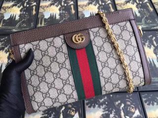【503877 K05NG 8745】 GUCCI グッチ オフィディア バッグ コピー Ophidia GG スモール レディース ショルダーバッグ ブラウン レザー