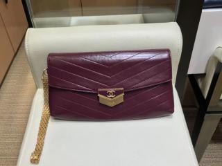 【A57493 Y33278 0B797】 CHANEL ICON シャネル アイコン バッグ スーパーコピー レディース クラッチ バッグ カーフスキン 4色選択可 バーガンディー