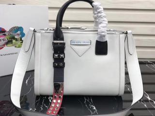 【1BA175_2BYA_F082K_V_MQO】 PRADA プラダ コンセプト バッグ コピー Concept ハンドバッグ レディース ショルダーバッグ 4色選択可 ホワイト
