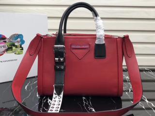【1BA175_2BYA_F0A7J_V_MQO】 PRADA プラダ コンセプト バッグ コピー Concept ハンドバッグ レディース ショルダーバッグ 4色選択可 レッド