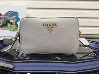 【1BH082_2BBE_F0009_V_NOO】 PRADA プラダ バッグ コピー レザー レディース ショルダーバッグ 4色選択可 ホワイト