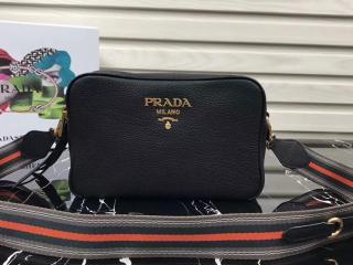 【1BH082_2BBE_F0002_V_NOO】 PRADA プラダ バッグ スーパーコピー レザー レディース ショルダーバッグ 4色選択可 ブラック