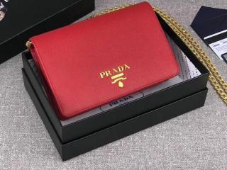 【1BP006_NZV_F068Z_V_COM】 PRADA プラダ バッグ スーパーコピー レディース ショルダーバッグ 3色選択可 レッド レザー