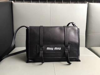 【5BD073_2BYA_F0002_V_OOO】 MIUMIU ミュウミュウ バッグ スーパーコピー Grace Lux レザー レディース ショルダーバッグ 3色選択可 ブラック
