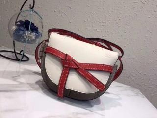 【321.56.T20】 LOEWE ロエベ ゲート バッグ スーパーコピー Gate スモール レディース ショルダーバッグ 7色選択可 Soft White/Light Grey/Red 0010161990