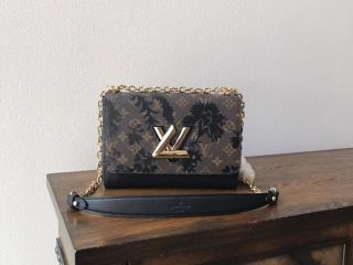 【M43641】 LOUIS VUITTON ルイヴィトン モノグラム バッグ コピー ツイスト MM ヴィトン レディース ショルダーバッグ 2色可選択 ノワール