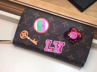 【M63392】 LOUIS VUITTON ルイヴィトン モノグラム 長財布 コピー ジッピー・ウォレット ヴィトン レディース ラウンドファスナー財布