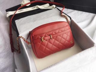 【A57658 Y83634 5B099】 CHANEL シャネル バッグ コピー カメラ ケース カーフスキン レディース ショルダーバッグ 2色可選択 バーガンディー