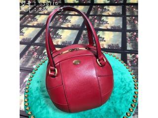 536110 0PL0T 6433 グッチ バッグ コピー GUCCI バスケットボール シェイプ メンズ トートバッグ 2色可選択 レッド レザー