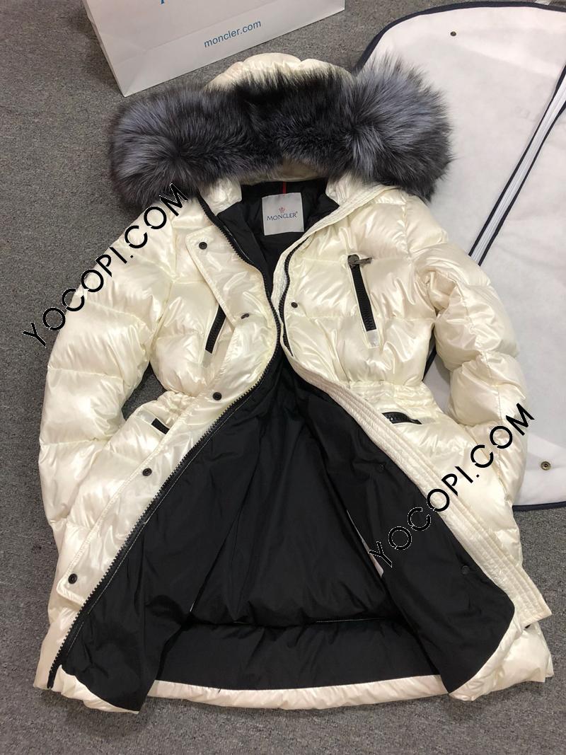 MONCLERモンクレールレディース新品ロング丈収納帽子付き新品MONCLER ...