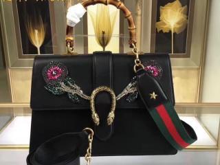 【421999 DUX8N 8389】 GUCCI グッチ ディオニュソス バッグ スーパーコピー Dionysus 装飾 トップハンドルバッグ レディース ショルダーバッグ