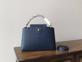 【N94100】 LOUIS VUITTON ルイヴィトン バッグ コピー カプシーヌ PM ハンドバッグ ヴィトン レディース ショルダーバッグ ブルーマリーヌ