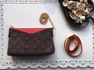 【M41638】 ルイヴィトン「LOUIS VUITTON」 パラス・クラッチ モノグラム スリーズ ショルダーバッグ ゴールド金具