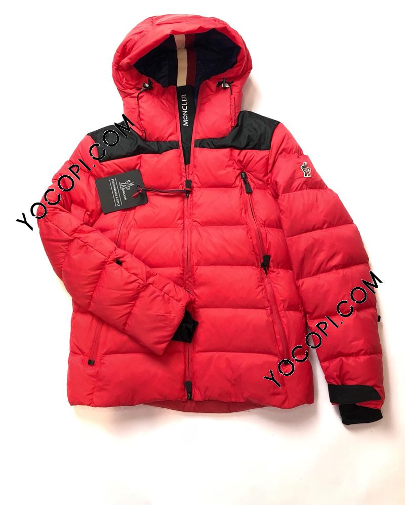 お兄系ダウンジャケット Monclerメンズダウンコート ダウンジャケットモンクレールビジネスメンズダウンコート 赤色 ブランド トップス ブランドコピー優良店