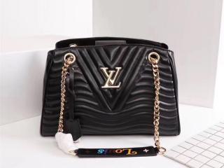 【M51496-S】 S級品 LOUIS VUITTON ルイヴィトン バッグ コピー チェーントート カーフレザー レディースバッグ 5色可選択 ノワール