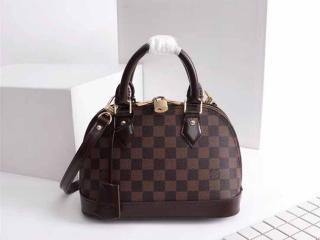 【N41221-S】 S級品 LOUIS VUITTON ルイヴィトン バッグ コピー アルマ BB ダミエ・エベヌ レディースバッグ