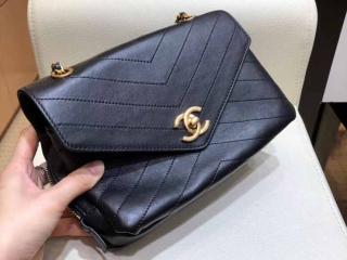【A57431 Y83566 94305】 CHANEL シャネル バッグ コピー フラップ バッグ ラムスキン レディース ショルダーバッグ 22cm 4色可選択 ブラック