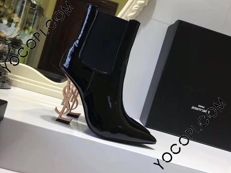 Saint Laurent オピウム アンクルブーツ ヒール8.5cm 人気のYSL