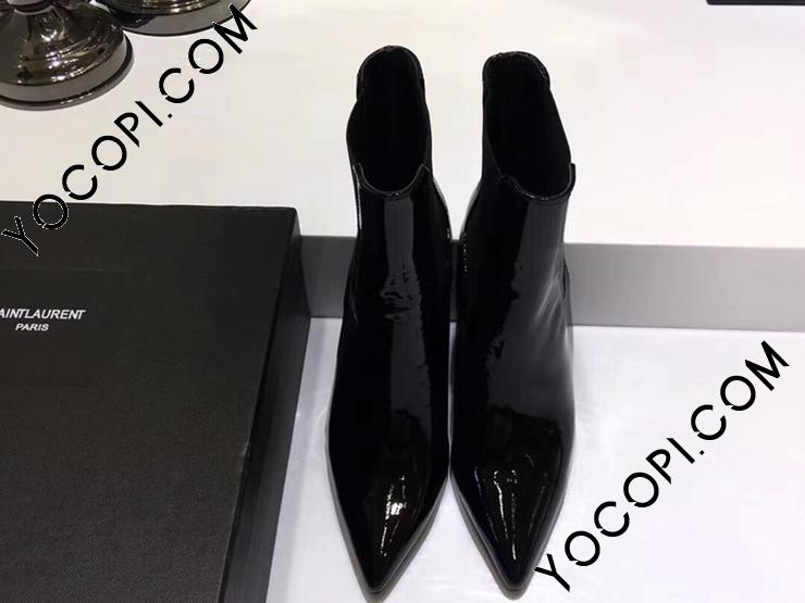 Saint Laurent オピウム アンクルブーツ ヒール8.5cm 人気のYSL