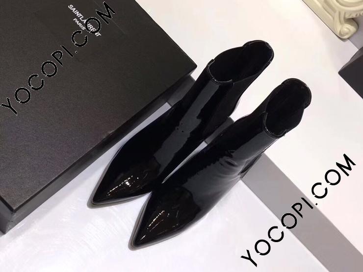 Saint Laurent オピウム アンクルブーツ ヒール8.5cm 人気のYSL