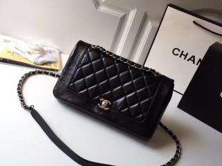 【A57602 Y83490 94305】 CHANEL シャネル バッグ スーパーコピー フラップ バッグ クランプル カーフスキン & レジン レディース ショルダーバッグ 4色可選択 ブラック