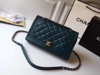 【A57602 Y83490 5B311】 CHANEL シャネル バッグ コピー フラップ バッグ クランプル カーフスキン & レジン レディース ショルダーバッグ 4色可選択 ブルー