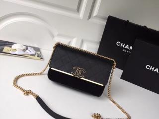 【A57560 Y33357 94305】 CHANEL シャネル バッグ スーパーコピー フラップ バッグ グレインド カーフスキン & スウェード カーフスキン レディース ショルダーバッグ 4色可選択 ブラック