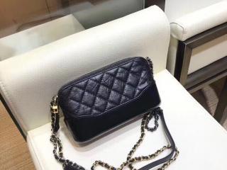 【A94505 Y61477 94305】 CHANEL'S GABRIELLE ガブリエル ドゥ シャネル バッグ コピー チェーンクラッチ メタリック クランプル カーフスキン レディース ショルダーバッグ 2色可選択 ブラック