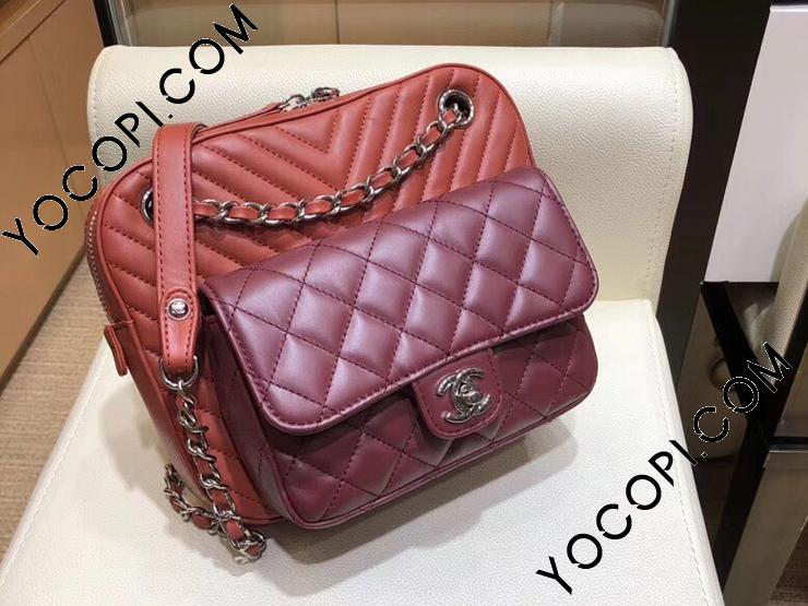 Chanel ピンク レザー キーケース　斜めがけ Chanel ピンク レザー キーケース 斜めがけ レディース