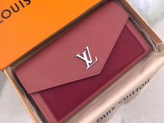 【M62987】 LOUIS VUITTON ルイヴィトン カーフ 長財布 コピー ポルトフォイユ・マイロックミー ヴィトン レディース 二つ折り財布 4色可選択 ローズブドワール・リドゥヴァン