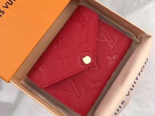 【M64061】 LOUIS VUITTON ルイヴィトン モノグラム・アンプラント 財布 コピー ポルトフォイユ・ヴィクトリーヌ レディース 三つ折り財布 3色可選択 スリーズ