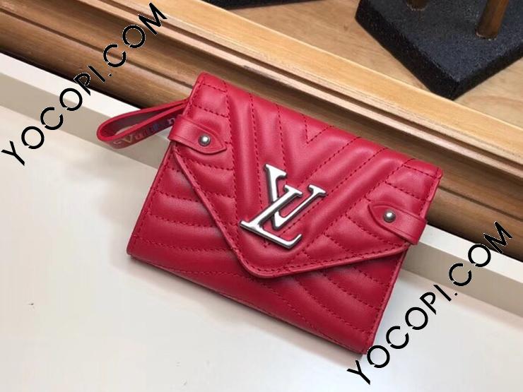 ルイヴィトン ニューウェーブ ジプト コンパクト ウォレット 赤 LV