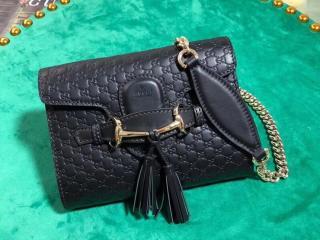 【449636 BMJ1J 1000】 GUCCI グッチ バッグ スーパーコピー GGマーク レディース チェーンミニショルダーバック 5色可選択 ブラック