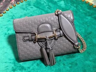 【449636 BMJ1J 6435】 GUCCI グッチ バッグ コピー GGマーク レディース チェーンミニショルダーバック 5色可選択 グレー