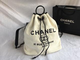 【A93787 V3035 35132】 CHANEL シャネル バッグ コピー 2018 Cruise キャンバス&カーフスキン レディース バックパック 5色可選択