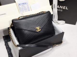 【A57432 Y83566 94305】 CHANEL シャネル バッグ スーパーコピー フラップ バッグ ラムスキン レディース ショルダーバッグ 26cm 4色可選択 ブラック