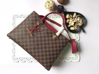 【N40052】 LOUIS VUITTON ルイヴィトン ダミエ･エベヌ バッグ コピー LVリバーサイド ハンドバッグ レディース ショルダーバッグ 2色可選択 リドゥヴァン