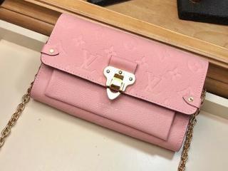 【M63399】 LOUIS VUITTON ルイヴィトン モノグラム・アンプラント 長財布 コピー チェーン・ウォレット レディース 二つ折り財布 2色可選択 ローズパウダー