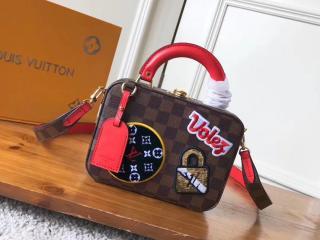 【N40048】 LOUIS VUITTON ルイヴィトン ダミエ･エベヌ バッグ スーパーコピー LVストーリーズ・ボックス ハンドバッグ レディース ショルダーバッグ