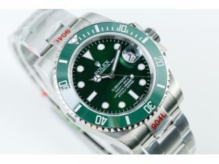 38mm 自動巻き 機械式 Rolex サブマリーナ デイト 116610 LV [文字盤]グリーン [ベルト]316L鋼 シルバー