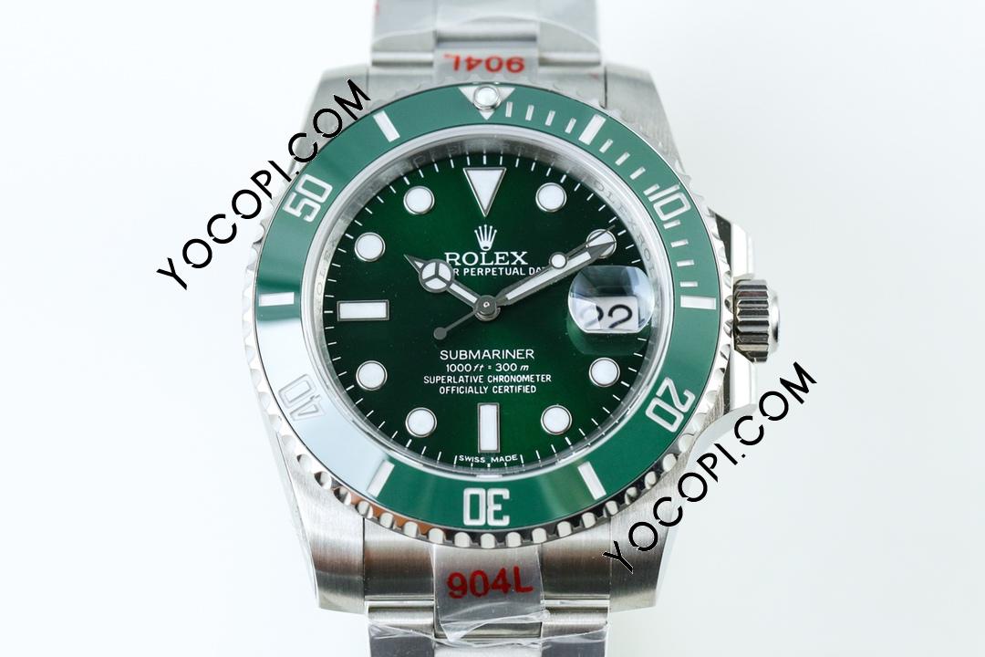 ROLEX 116610 グリーンダイヤル 自動巻き ロレックス サブマリーナデイト 116610LV グリーン文字盤 SS 自動巻き
