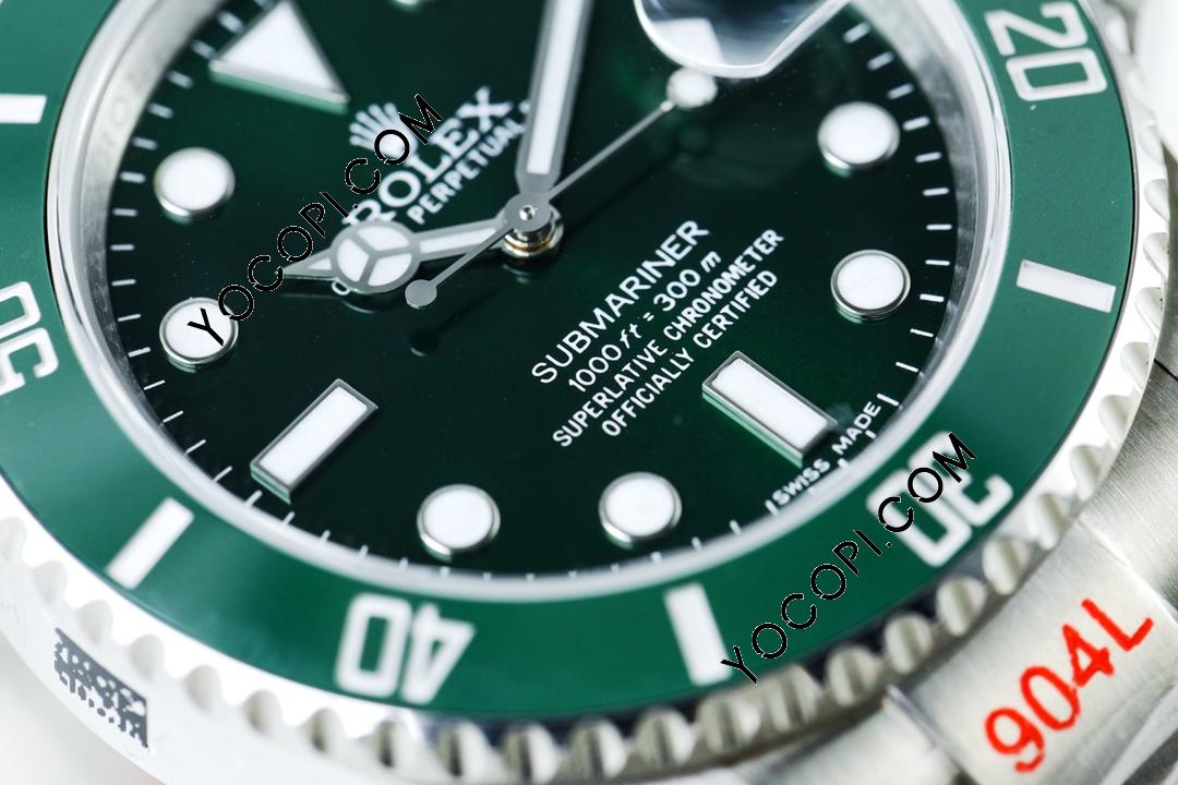 ROLEX 116610 グリーンダイヤル 自動巻き ロレックス サブマリーナデイト 116610LV グリーン文字盤 SS 自動巻き