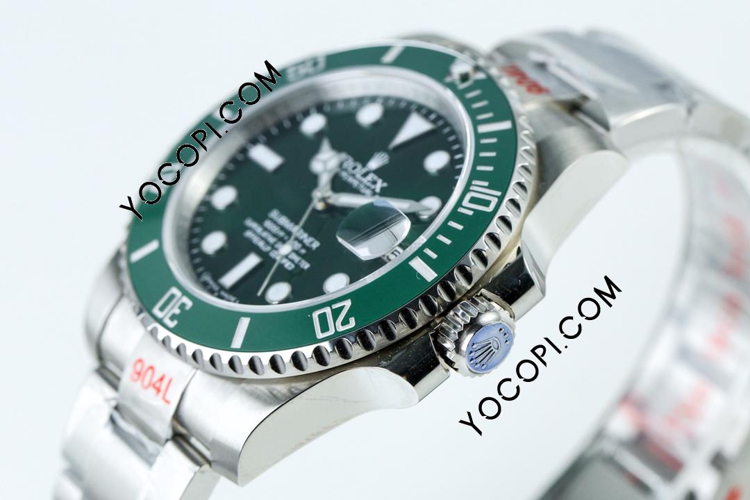 38mm 自動巻き 機械式 Rolex サブマリーナ デイト 116610 LV [文字盤